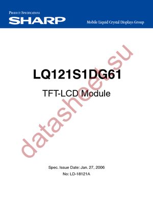 LQ121S1DG61 datasheet  